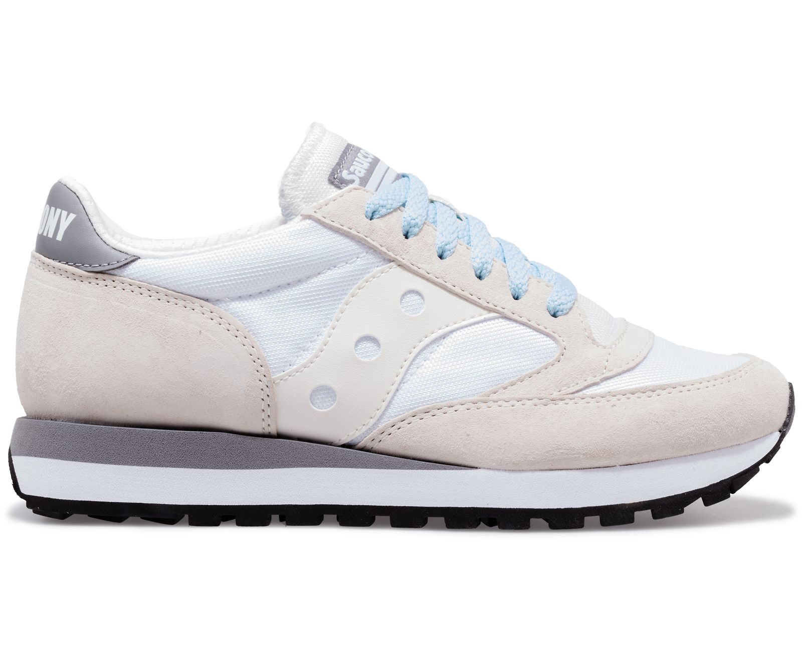 Saucony Jazz 81 Women\'s Originals White / Khaki / Grey | Canada 022CTVE